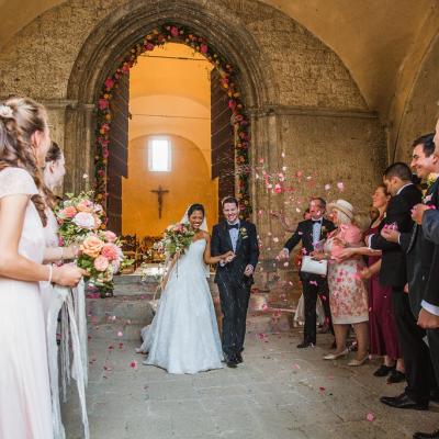 Fall wedding in Orvieto_La Badia