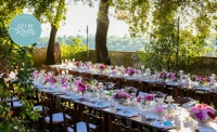 Colourful Tuscany Garden Wedding - Style Me Pretty 2013